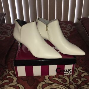 Sam Edelman Bright White Booties